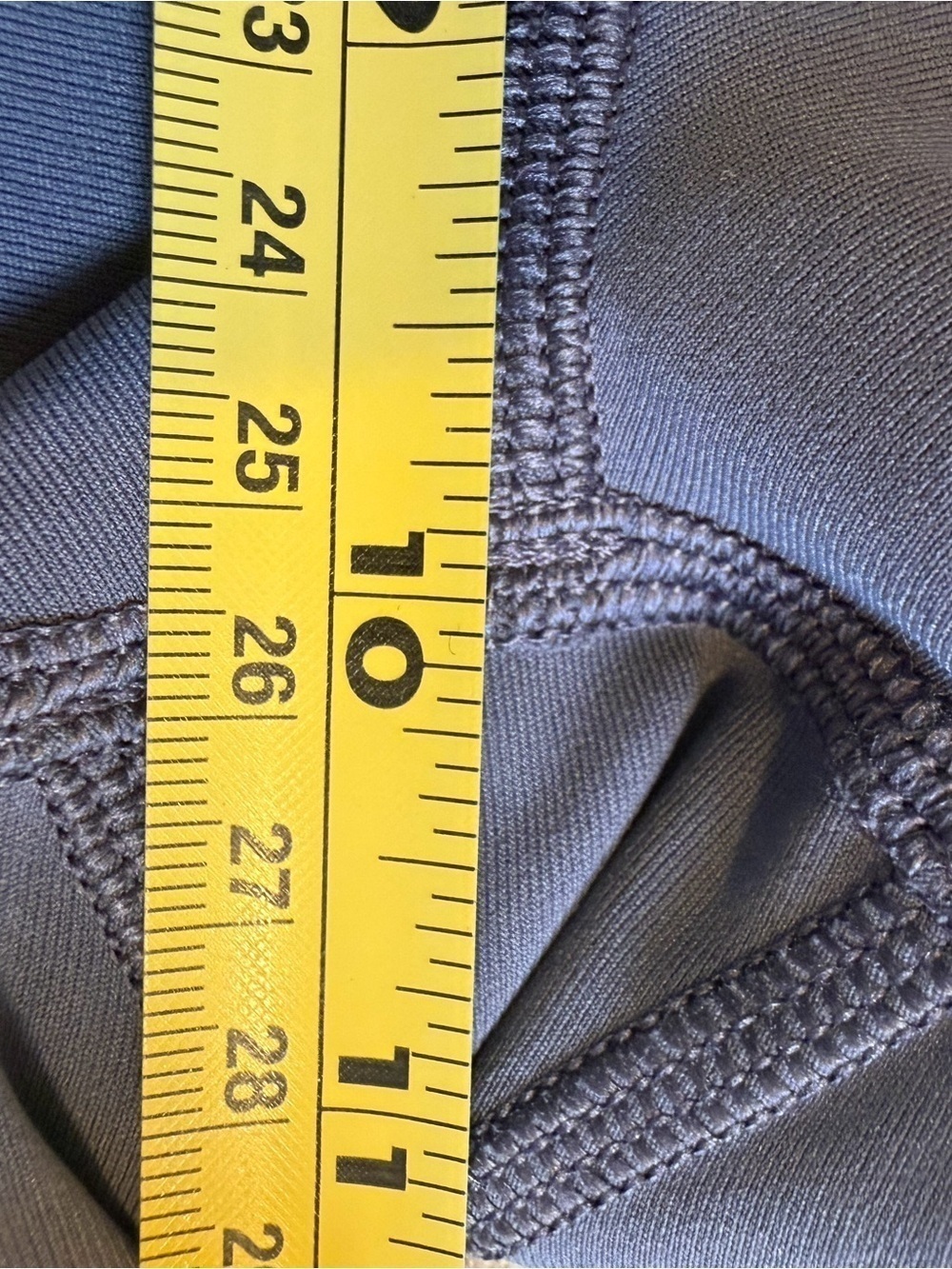 Lululemon Pace Rival High Rise Tight 25” Gray Reflective Pocket Leggings Size 10 - Picture 5 of 6